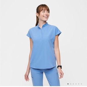 Rafaela oversized scrub top Figs